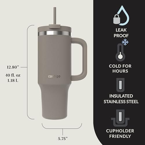 Contigo Streeterville 40oz Tumbler Stainless Steel Vacuum Insulated Leak-Proof Cold for 29 Hours Inkycap - Image 2