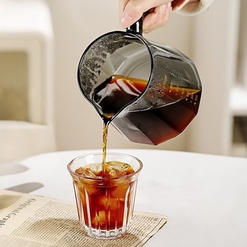 Glass Coffee Server 600ML - Glass Coffee Carafe with Handle, Barista Coffee Server Coffee Pot for Drip Coffee Maker - Image 4