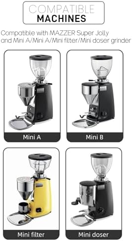 Single Dose Hopper for Mazzer Grinder Mini Series A/B/Filter/Mini doser, for Super Jolly Series Hand Pressure Cleaning Tool Blowing Coffee Bean Bin Accessories - Image 4