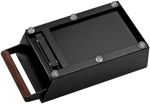 Normcore Espresso Knock Box, Under Grinder Knock-out Drawer with Walnut Wood Hand, Shock Absorbing Removable Knock Bar and Non-Slip Base, 304 Stainless Steel, Size: M - Image 7