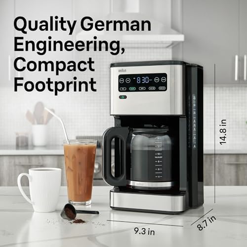 Braun PureFlavor 14-Cup Programmable Coffee Maker w/FlavorCarafe, Hot/Iced - Image 3