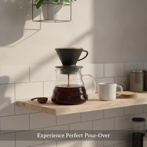 Borosilicate Glass Carafe for Pour Over Brewing - Image 3