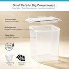 Vtopmart 5 PCS Flour and Sugar Storage Container Sets for Regular Bakers - Image 5