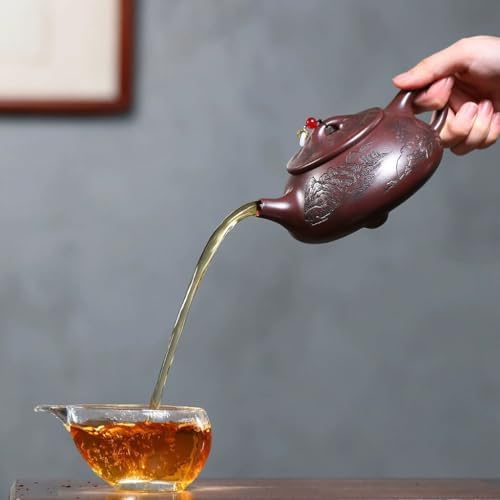 Tea Kettle Handmade Large-capacity Purple Clay Pot For Household Oolong Tea And Loose Tea Ceramic Tea Set Ceramic Tea Infuser - Image 4