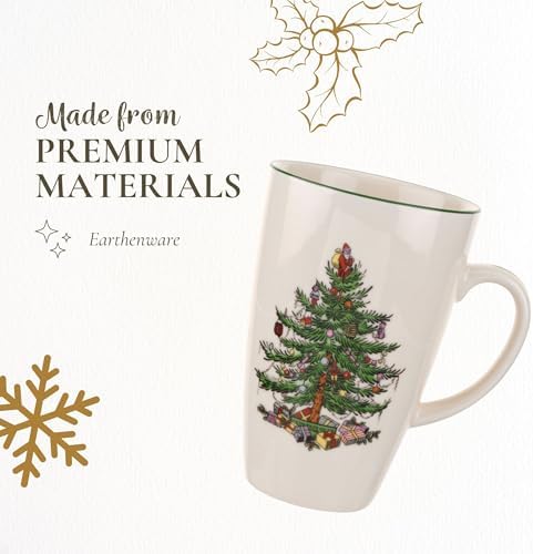 Spode Christmas Tree Latte Mug, 22 Oz - Holiday Drinkware - Image 4