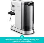 CASABREWS PFAS-Free Espresso Machine with Milk Frother Steam Wand - Image 6
