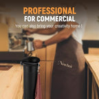 Newhai Espresso Coffee Knock Box for Commercial Use, with 30 Gabbage Bags & towal, Detachable Design, 4.2 Gal Large Capacity - Image 3