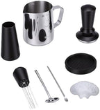 Adjustable Stainless Steel Coffee Tamper Kit 51mm, with Milk Frothing - Image 2