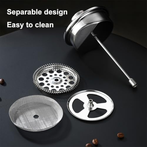 Stainless Steel French Press Coffee Maker 12/27/34oz Insulated Double-Wall - Image 6