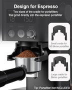 MOKKOM Conical Burr Coffee Grinder with Scale, 31 Settings for Espresso - Image 7