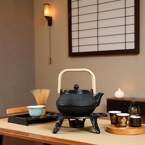 Cast Iron Candle Warmer for Tea Kettle or Tea Pot, Tea Light Warmer, Teapot and Dish Cups Heater, Pan Trivet, Vintage Decorative Stands for Heat Tea or Coffee Milk(Round) - Image 6