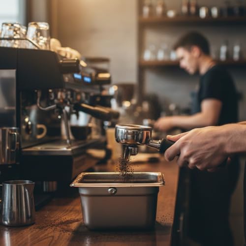 TrueCraftware- 4” Deep Commercial Grade Stainless Steel Coffee Knock Box with Rubber Knock Bar 0.6mm Thickness- Durable Barista Espresso Knock Box Perfect for Restaurant Cafes Home - Image 2