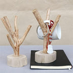 Tree Shape Solid Wood Coffee Tea Cup Drain Storage Holder Stand Home Kitchen Mug Display Rack (Color : Wood Color, Size : 9x8x25cm) - Image 3