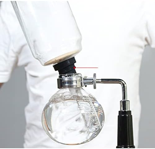 JITEM Cafetera Syphon Coffee Maker Japanese Style Vacuum Glass Siphon Pot Percolators 3-5 Cups Glass Tabletop Siphon Coffee Maker for Coffee or Tea - Image 6