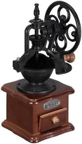 Ciieeo Manual Hand Crank Coffee Grinder Burr Mill for Beans Vintage Style Small Portable Easy to Clean for Home Office Travel by Ciieeo