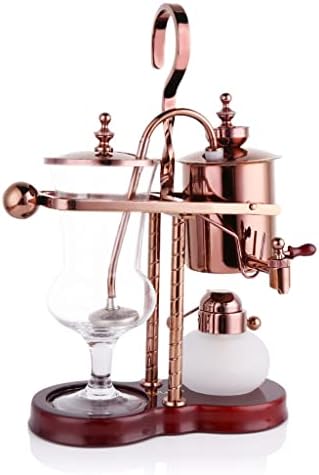 JITEM Cafetera Belgium Luxury Royal Family Balance Syphon Coffee Maker Siphon Brewer Elegant Design Retro Style with U Handle Glass Siphon Pot for Coffee or Tea by Unknown