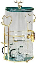 Water Pitcher High Temperature Resistant Cold Kettle with Faucet Glass Household Beverage Bucket Large Capacity Cold Drink Set Cold Kettle Water Jug by Unknown