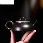 Tea Kettle 150ml Purple Clay Teapots Handmade Pot Zisha Teaset Chinese Teapot Loose Leaf Tea Steeper Ceramic Tea Infuser - Image 2