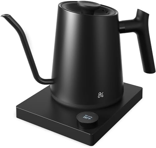Greater Goods Electric Gooseneck Kettle, Coffee Scale, and Espresso Scale (Black) - Image 2