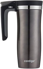 Contigo Handled AUTOSEAL Stainless Steel Travel Mug with Easy-Clean Lid 16 oz. - Image 3
