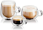 Judge Double Walled Glass Cappuccino Coffee Handled Cups, Set of 2, 225ml - Vacuum Insulated, Handcrafted Artisan - Strong, Heat Resistant - Image 6