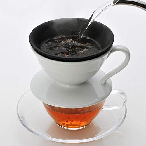 Japanese Ceramic Coffee Filter Dripper, Reusable, Arita Porcelain - Image 2