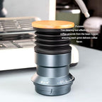 TARSHYRY Coffee Grinder Single Dose, Strong Airflow Silicone Bellow Blower with Wood Lid for Coffee Grounds and Reducing Waste - Image 5
