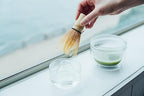 HARIO Glass Matcha Whisk Holder & Rinse Bowl 100ml – Chasen Stand for Bamboo Whisk, Matcha Preparation, Drying, and Storage, Clear, Dishwasher safe - Image 6