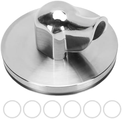 54mm Stainless Steel Portafilter Spout Bottomless to Spouted Coffee Machine Portafilter Spout 304 Stainless Steel with O Rings (Single Spout) by Unknown