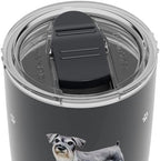 SERENGETI Schnauzer 20 Oz. Stainless Steel, Vacuum Insulated Tumbler with Spill Proof Lid - 3D Print - Insulated Travel mug for Hot or Cold Drinks (Schnauzer Tumbler) - Image 5