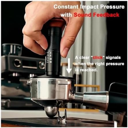 51/53/58mm Calibrated Impact Espresso Tamper Hand Coffee Tamper Stainless Steel Barista Tool Fit，Compatible For Portafilter - Image 3