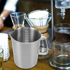 Stainless Steel Milk Pitcher Cup 1000ml with Graduated Surface - Image 7