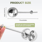 Long Handle Stainless Steel Tea Strainer, 2026 New Mesh Tea Infuser, Reusable Tea Ball for Loose Leaf Tea, Easy Clean Tea Accessories for Home, Fine Mesh Tea Strainer for Tea Lovers(3 Pcs) - Image 6