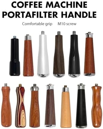 51/54/58mm Coffee Bottomless Naked Portafilter M10 Wood Handle, Compatible With Delonghi, Compatible With Breville, Espresso Accessory Barista Tools(M10 L) - Image 4
