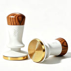 Bincoo 58mm Espresso Tamper Spring Loaded Espresso Press,Calibrated Consistent Pressure Coffee Tamper with Wood Handle, Professional Barista Tool for Espresso Machine, Coffee Tamper - Image 2