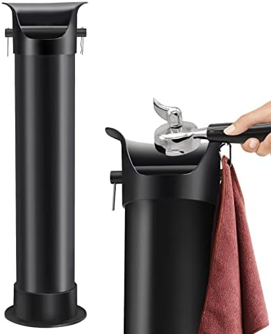 Espresso Coffee Knock Box for Barista Commercial Knock Box for Espresso Coffee Grounds Floor Standing Knock Box with Garbage Bags and Towels by Gliery