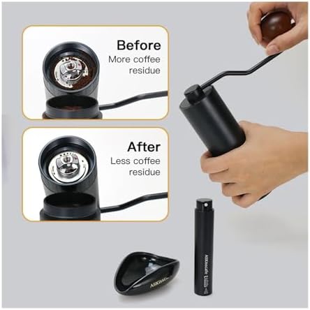 Coffee Bean Spray Bottle Atomizing Spray Bottle And Beans Dosing Cup Trays Set Portable Humidifier Powder Barista Accessories(Silver Set) - Image 3