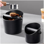 Coffee Knock Box, Anti-Slip Espresso Dump Bin with Removable Knock Bar - Image 4