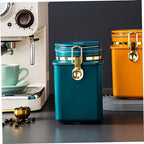 SHOWERORO Airtight Coffee Bean Storage Canister Sealed Food Storage Container for Coffee Beans Grounds and Tea Design with Secure Lid for Freshness - Image 6