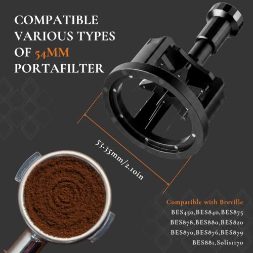 Vandroop Rotary WDT Tool 54mm, Semi-Automatic Espresso Distribution Tool - Image 2