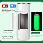Joyclub 20 oz Sublimation Tumblers 8 Pack Glow in the Dark Tumblers - Image 3