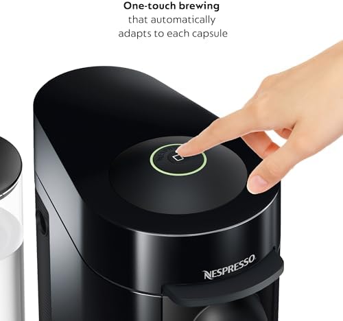 Nespresso VertuoPlus Coffee and Espresso Machine by De'Longhi with Milk Frother, Ink Black - Image 2