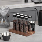 Portable Reclaimed Wood Coffee Jar with VentTech Seal, E - Image 7
