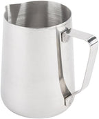 Milk Frothing Pitcher 1500 ml. Large Milk Pitcher Stainless Steel Milk Steaming Frothing Pitchers for Espresso Machines Milk Frother Latte Art (Set of 2) 50-Ounce - Image 3