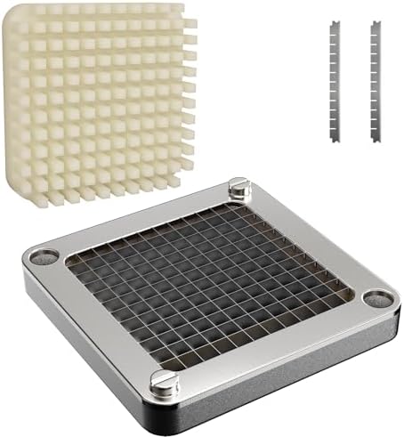 1/4" Vegetable Chopper Blade Replacement, Food-Grade 304 Stainless Steel Dicer Blade for Commercial Vegetable Chopper, Sharp & Durable French Fry Cutter Blade, Easy Clean, Fits Most Chopper Models by BotaBay