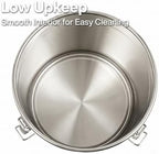 3.17Gal 304 Stainless Steel Airtight Canister with Lid & Locking Clamp - Image 7