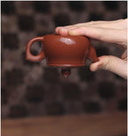 Tea Pots For Loose Tea Chinese Creative Purple Sand Kettle Chinese Tea Ceremony Supplies Loose Tea Teapot Multifunctional Ceramic Teapot Retro Tea Teapot Tea Infuser Pot(70ml teapot) - Image 6