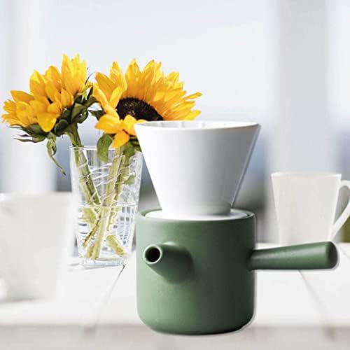Pour Over Coffee Machine Coffee Dripper Brewer Portable Drip Filter Coffee Maker Set for Home Cafe (Green) - Image 3