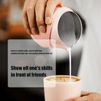 Handleless Milk Frothing Pitcher Stainless Steel Kitchen Tool for Latte Design Outdoors Coffee Art Equipment Handleless Milk Frothing Pitcher Professional Baristas Pouring Jar Stainless Steel Tool Jar - Image 6