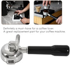 58MM Stainless Steel Coffee Machine Bottomless Filter Holder Portafilter，Compatible For Rocket，Compatible For Expobar，Double Mouth/ E61 - Image 4